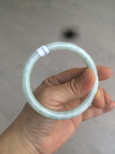 Load image into Gallery viewer, 55.9mm Certified Type A 100% Natural white/green/yellow/purple round cut Jadeite Jade bangle R110-1731