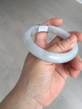 Load image into Gallery viewer, 57.6mm Certified Type A 100% Natural icy watery white purple black brown Jadeite Jade bangle BM21-7700