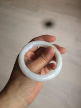 Load image into Gallery viewer, 53mm 100% natural Type A white/sunny green/red Jadeite jade bangle AE64-8013