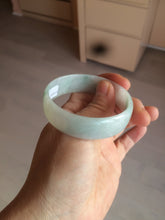 Load image into Gallery viewer, 52.2mm certified 100% natural Type A sunny green/white/purple jadeite jade bangle BK7-2419