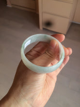 Load image into Gallery viewer, 52.2mm certified 100% natural Type A sunny green/white/purple jadeite jade bangle BK7-2419