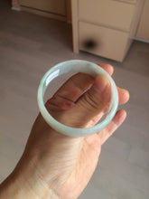 Load image into Gallery viewer, 52.2mm certified 100% natural Type A sunny green/white/purple jadeite jade bangle BK7-2419