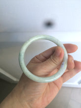 Load image into Gallery viewer, 55.9mm Certified Type A 100% Natural white/green/yellow/purple round cut Jadeite Jade bangle R110-1731