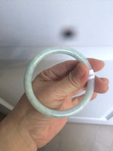 Load image into Gallery viewer, 55.9mm Certified Type A 100% Natural white/green/yellow/purple round cut Jadeite Jade bangle R110-1731