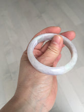 Load image into Gallery viewer, 51.5mm certified 100% natural type A green/white/purple jadeite jade bangle BN39-4045