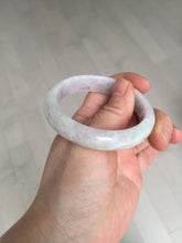 Load image into Gallery viewer, 51.5mm certified 100% natural type A green/white/purple jadeite jade bangle BN39-4045