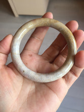 Load image into Gallery viewer, 55.6mm 100% natural beige yellow pink round cut Coral Jade (珊瑚玉) bangle XY116