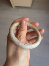 Load image into Gallery viewer, 55.6mm 100% natural beige yellow pink round cut Coral Jade (珊瑚玉) bangle XY116