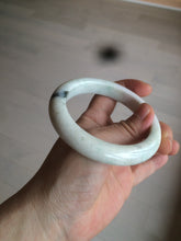 Load image into Gallery viewer, 58mm Certified Type A 100% Natural light green/purple/beige/white Jadeite Jade bangle AS74-0541