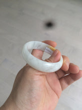 Load image into Gallery viewer, 50mm Certified Type A 100% Natural yellow/white oval shape Jadeite Jade bangle AY16-0762