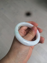 Load image into Gallery viewer, 53mm 100% natural Type A white/sunny green/red Jadeite jade bangle AE64-8013