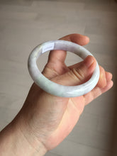 Load image into Gallery viewer, 56.6mm certificated Type A 100% Natural green purple white Jadeite Jade bangle BL67-6247