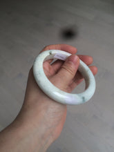Load image into Gallery viewer, 58mm Certified Type A 100% Natural light green/purple/beige/white Jadeite Jade bangle AS74-0541