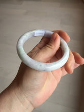Load image into Gallery viewer, 56.6mm certificated Type A 100% Natural green purple white Jadeite Jade bangle BL67-6247