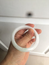 Load image into Gallery viewer, 53mm 100% natural Type A white/sunny green/red Jadeite jade bangle AE64-8013
