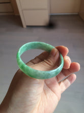 Load image into Gallery viewer, 52.5mm certified 100% natural Type A sunny green jadeite jade bangle BK5-3359