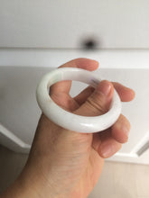 Load image into Gallery viewer, 53mm 100% natural Type A white/sunny green/red Jadeite jade bangle AE64-8013