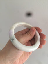 Load image into Gallery viewer, 58mm Certified Type A 100% Natural light green/purple/beige/white Jadeite Jade bangle AS74-0541
