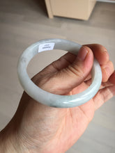 Load image into Gallery viewer, 54.5mm Certified Type A 100% Natural sunny green/dark green Jadeite Jade bangle AM96-2727