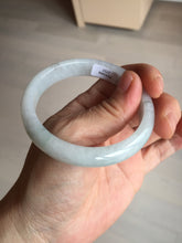 Load image into Gallery viewer, 54.5mm Certified Type A 100% Natural sunny green/dark green Jadeite Jade bangle AM96-2727