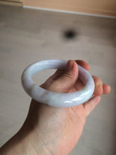 Load image into Gallery viewer, 59.5mm certified Type A 100% Natural green/purple Jadeite bangle As73-0516