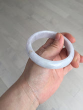 Load image into Gallery viewer, 57mm certified 100% natural type A purple/white jadeite jade bangle E81-0823