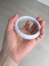 Load image into Gallery viewer, 57mm certified 100% natural type A purple/white jadeite jade bangle E81-0823