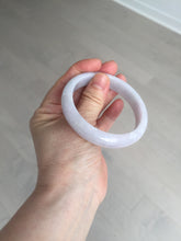 Load image into Gallery viewer, 57mm certified 100% natural type A purple/white jadeite jade bangle E81-0823