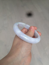 Load image into Gallery viewer, 59.5mm certified Type A 100% Natural green/purple Jadeite bangle As73-0516