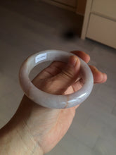 Load image into Gallery viewer, 59mm Certified Type A 100% Natural white/purple/pink/yellow jadeite Jade bangle BK3-8360