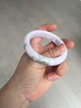 Load image into Gallery viewer, 53.5mm 100% natural certified light green purple pink jadeite jade bangle BN34-4503