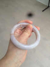 Load image into Gallery viewer, 59mm Certified Type A 100% Natural white/purple/pink/yellow jadeite Jade bangle BK3-8360