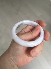 Load image into Gallery viewer, 53.5mm 100% natural certified light green purple pink jadeite jade bangle BN34-4503