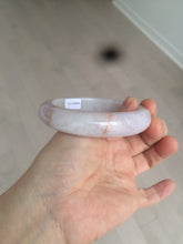 Load image into Gallery viewer, 59mm Certified Type A 100% Natural white/purple/pink/yellow jadeite Jade bangle BK3-8360