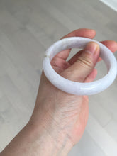 Load image into Gallery viewer, 56.5mm certified 100% natural type A purple/white/brown jadeite jade bangle E82-0824
