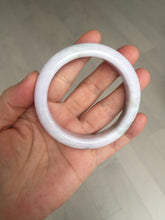 Load image into Gallery viewer, 53.5mm 100% natural certified light green purple pink jadeite jade bangle BN34-4503