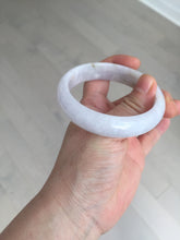 Load image into Gallery viewer, 56.5mm certified 100% natural type A purple/white/brown jadeite jade bangle E82-0824