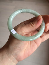 Load image into Gallery viewer, 55.7mm Certified 100% natural Type A light green round cut jadeite jade bangle BL54-3291