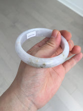 Load image into Gallery viewer, 56.5mm certified 100% natural type A purple/white/brown jadeite jade bangle E82-0824