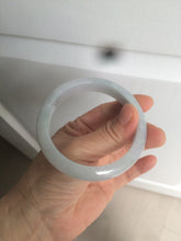 Load image into Gallery viewer, 56.4mm 100% natural Type A icy light green/purple jadeite jade bangle AX52-0307