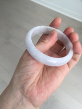 Load image into Gallery viewer, 56.5mm certified 100% natural type A purple/white/brown jadeite jade bangle E82-0824