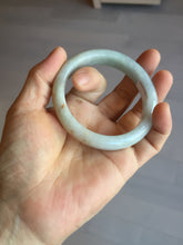 Load image into Gallery viewer, 54.5mm Certified 100% natural Type A light green white yellow jadeite jade bangle AX137-0804