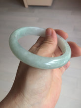 Load image into Gallery viewer, 58.8mm Certified Type A 100% Natural icy watery green white Jadeite Jade bangle BH86-9115