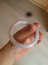 Load image into Gallery viewer, 59mm Certified Type A 100% Natural white/purple/pink/yellow jadeite Jade bangle BK3-8360