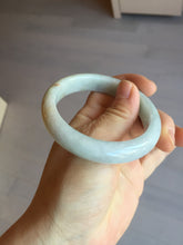 Load image into Gallery viewer, 54.5mm Certified 100% natural Type A light green white yellow jadeite jade bangle AX137-0804