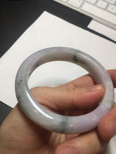 Load image into Gallery viewer, 55.6mm Certified type A 100% Natural sunny green/purple/yellow(Fu LU SHOU) Jadeite bangle BN41-5127