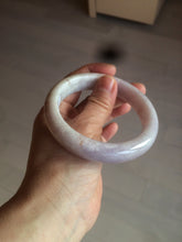 Load image into Gallery viewer, 59.8mm Certified Type A 100% Natural white/purple/pink jadeite Jade bangle BK2-8361