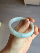 Load image into Gallery viewer, 54.5mm Certified 100% natural Type A light green white yellow jadeite jade bangle AX137-0804