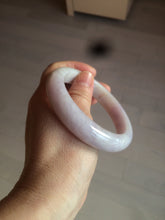 Load image into Gallery viewer, 59.8mm Certified Type A 100% Natural white/purple/pink jadeite Jade bangle BK2-8361