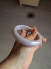 Load image into Gallery viewer, 59.8mm Certified Type A 100% Natural white/purple/pink jadeite Jade bangle BK2-8361